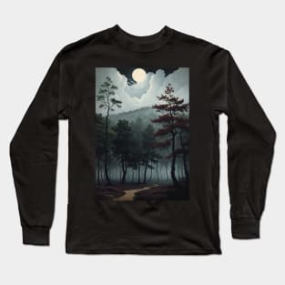 Pathway leading into an Oak Grove Long Sleeve T-Shirt